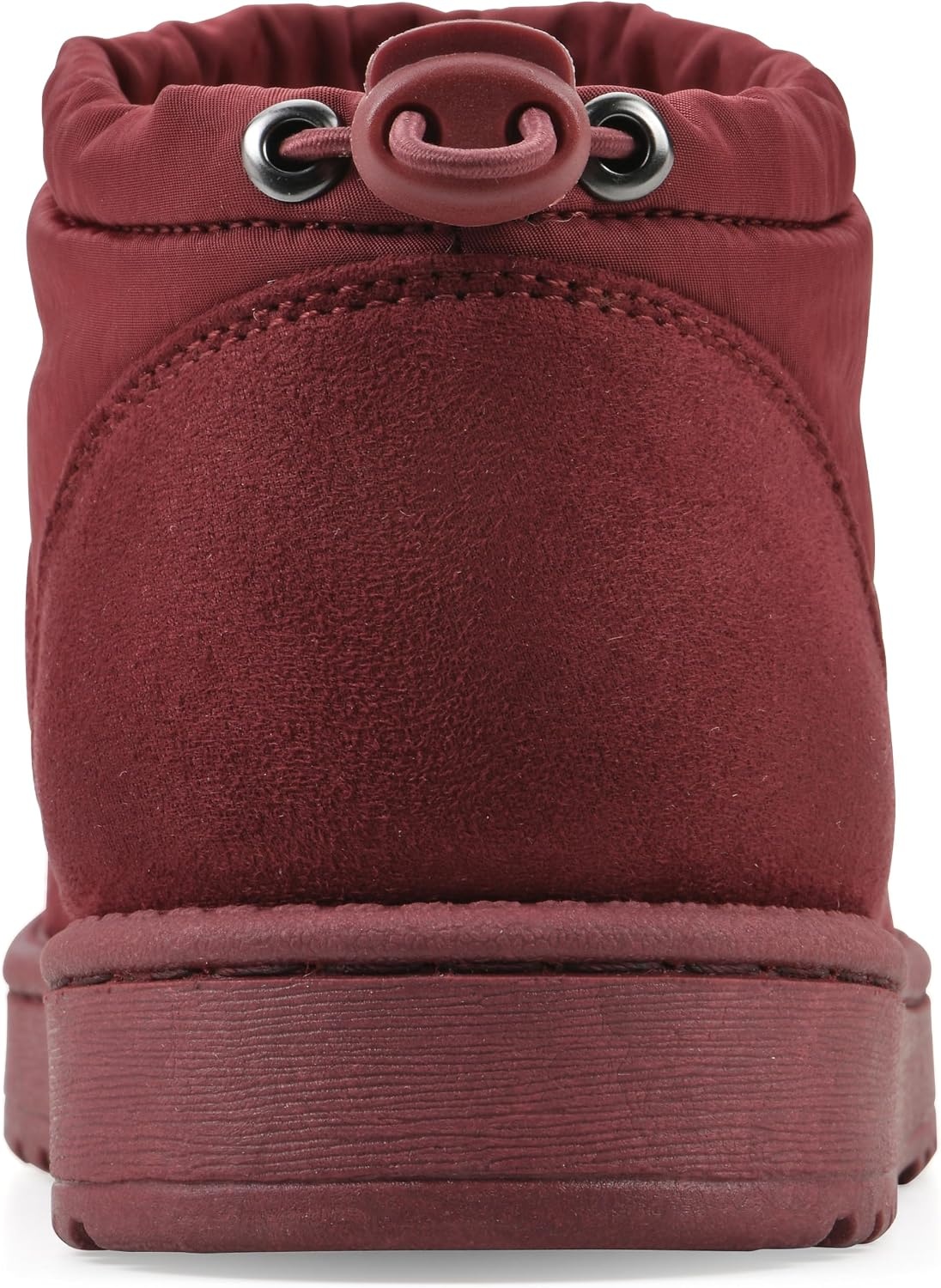 image:imageWHITE MOUNTAIN Womens Idle Faux FurLined Mini BootieBurgundy Fabric