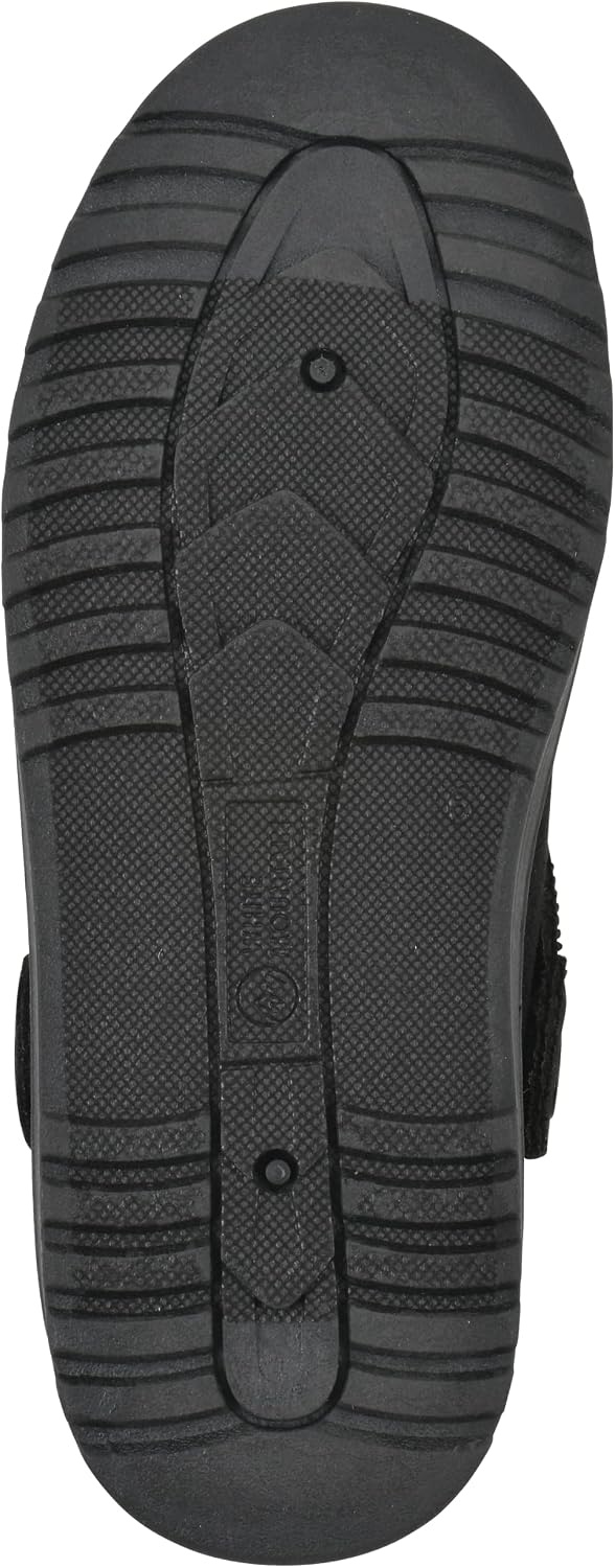 image:imageWHITE MOUNTAIN Womens Incast Adjustable Slinged Faux FurLined SlipOn ClogBlack Fabric