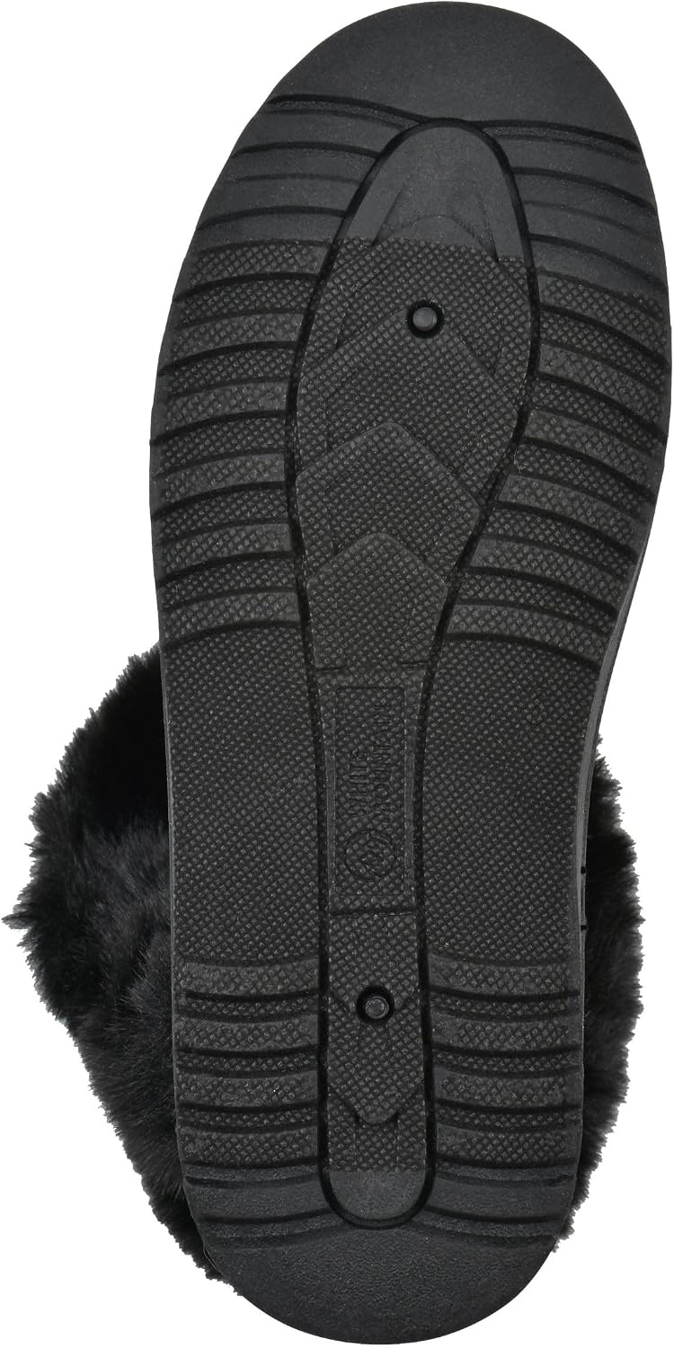 image:imageWHITE MOUNTAIN Womens Incher Faux Fur BootBlack