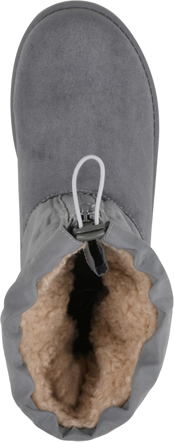 image:imageWHITE MOUNTAIN Womens Issy Faux FurLined Mid Shaft BootieBlue Raspberry Fabric