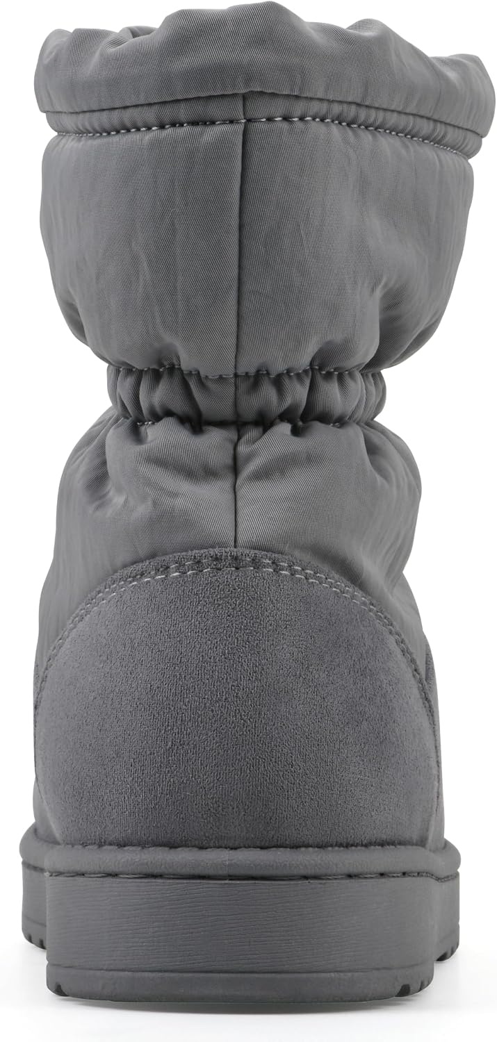 image:imageWHITE MOUNTAIN Womens Issy Faux FurLined Mid Shaft BootieBlue Raspberry Fabric