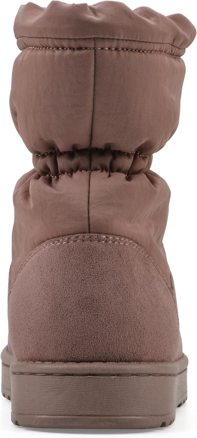 image:imageWHITE MOUNTAIN Womens Issy Faux FurLined Mid Shaft BootieRosewood Fabric
