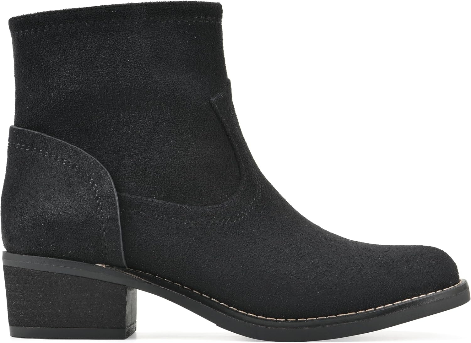 image:imageWHITE MOUNTAIN Womens Meringue Western Ankle BootieBlack Fabric