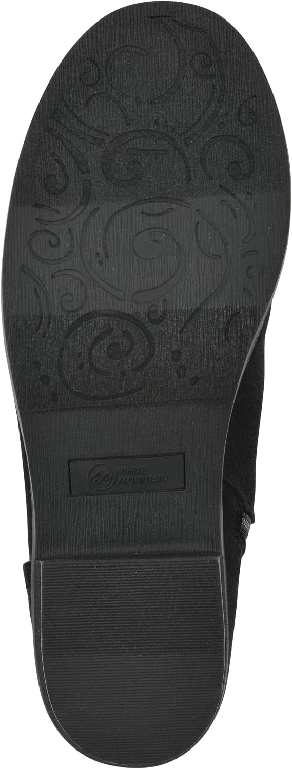 image:imageWHITE MOUNTAIN Womens Meringue Western Ankle BootieBlack Fabric