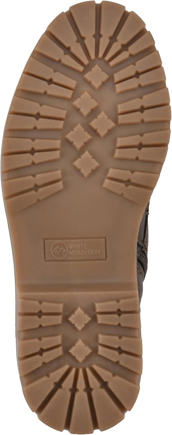image:imageWHITE MOUNTAIN Womens Parcels City Hiker Ankle BootieBrown Pebble Smooth