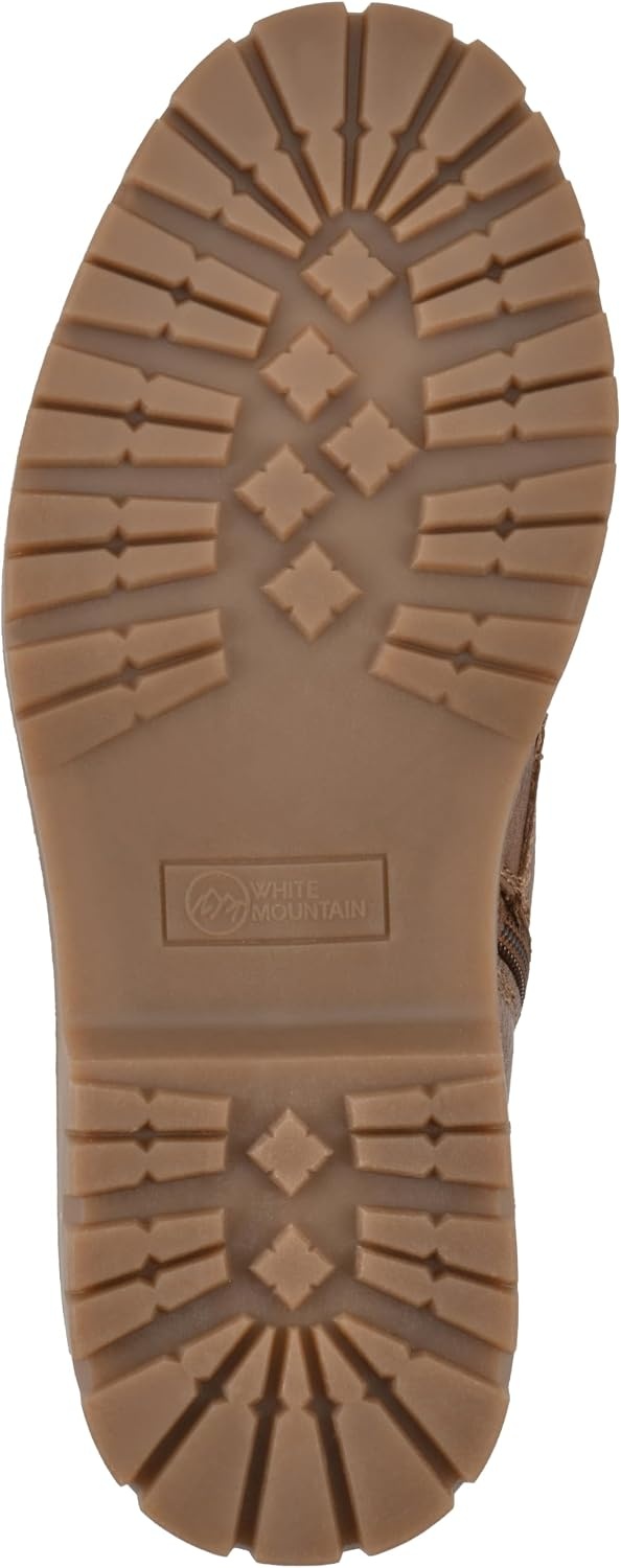 image:imageWHITE MOUNTAIN Womens Parcels City Hiker Ankle BootieChestnut Pebble Smooth