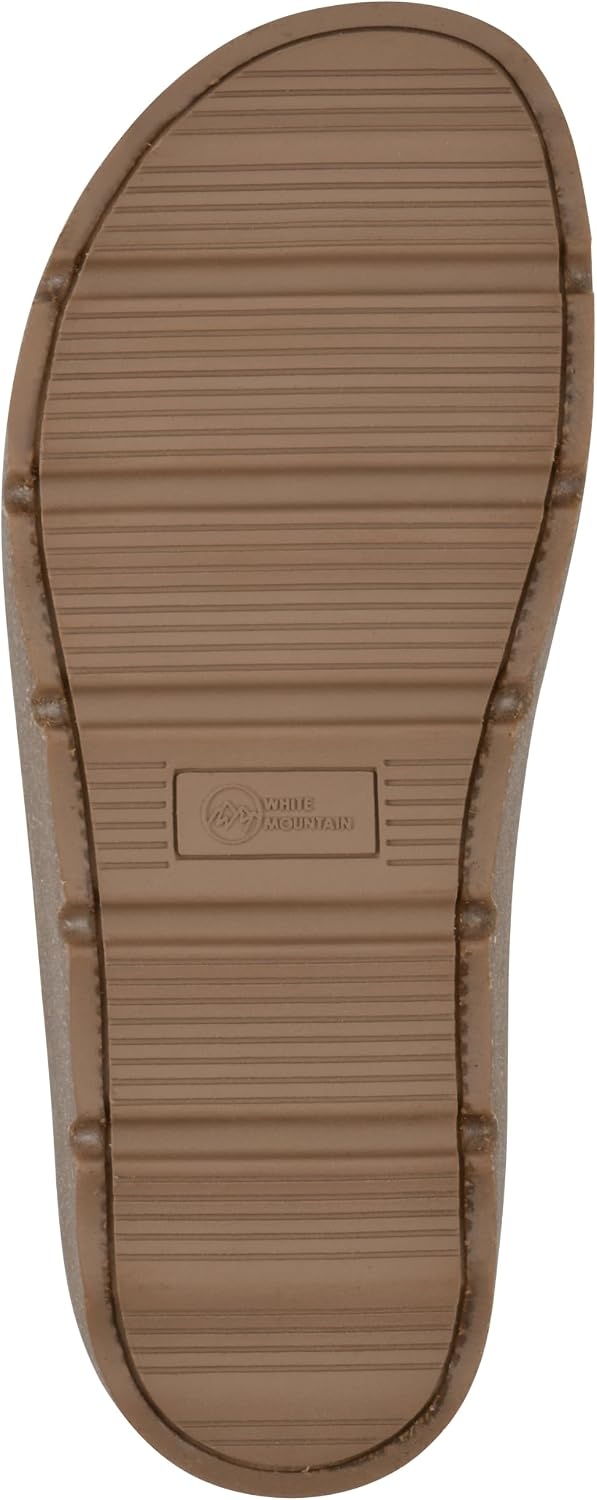 image:imageWHITE MOUNTAIN Womens Vayva Penny LoaferStyle Faux FurLined Platform ClogCoco Brown Suede
