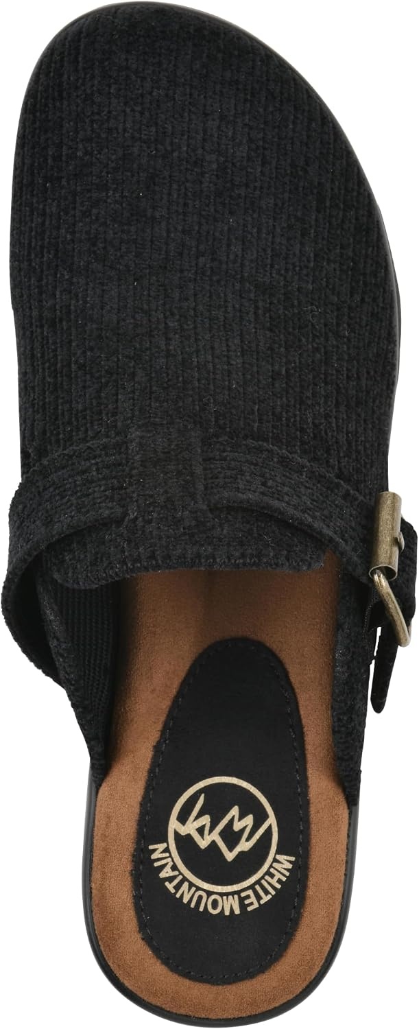 image:imageWHITE MOUNTAIN Womens Vias Platform ClogBlack Fabric