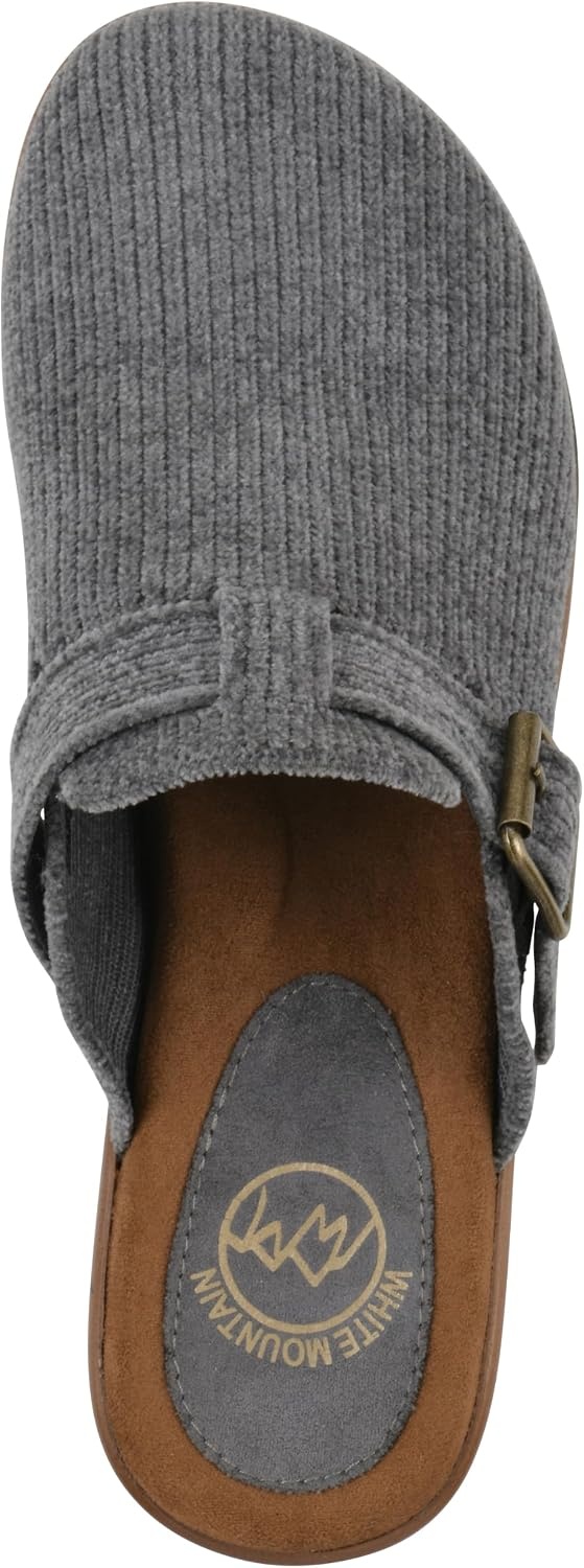 image:imageWHITE MOUNTAIN Womens Vias Platform ClogBlue Steel Fabric
