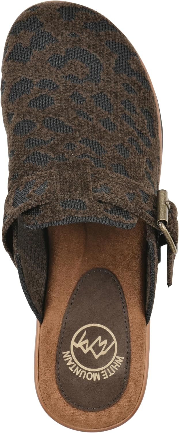 image:imageWHITE MOUNTAIN Womens Vias Platform ClogBrown Multi Fabric