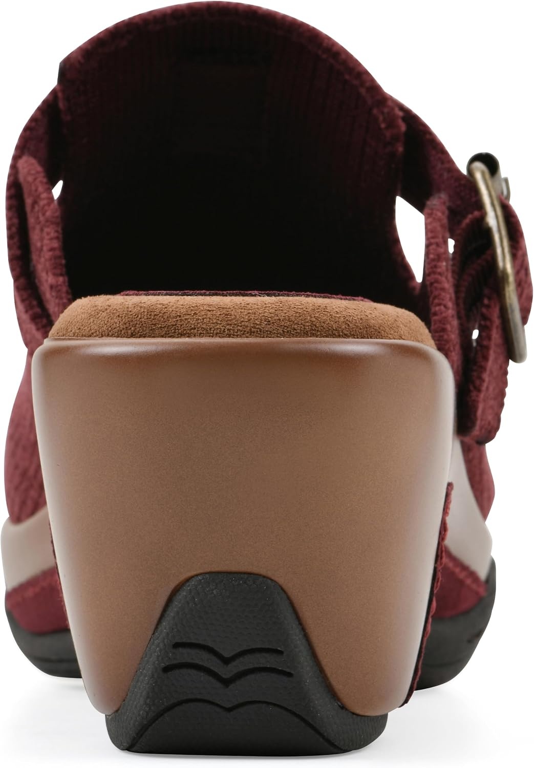 image:imageWHITE MOUNTAIN Womens Vias Platform ClogBurgundy Fabric