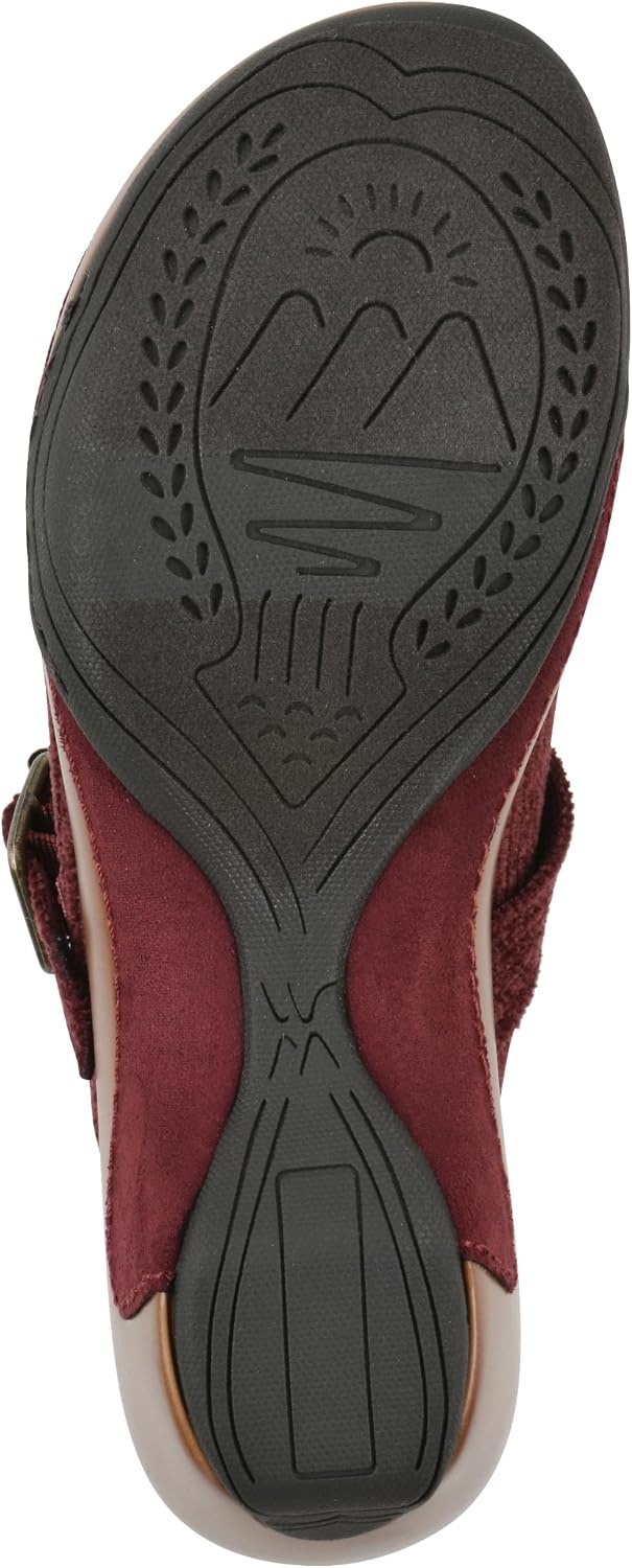 image:imageWHITE MOUNTAIN Womens Vias Platform ClogBurgundy Fabric
