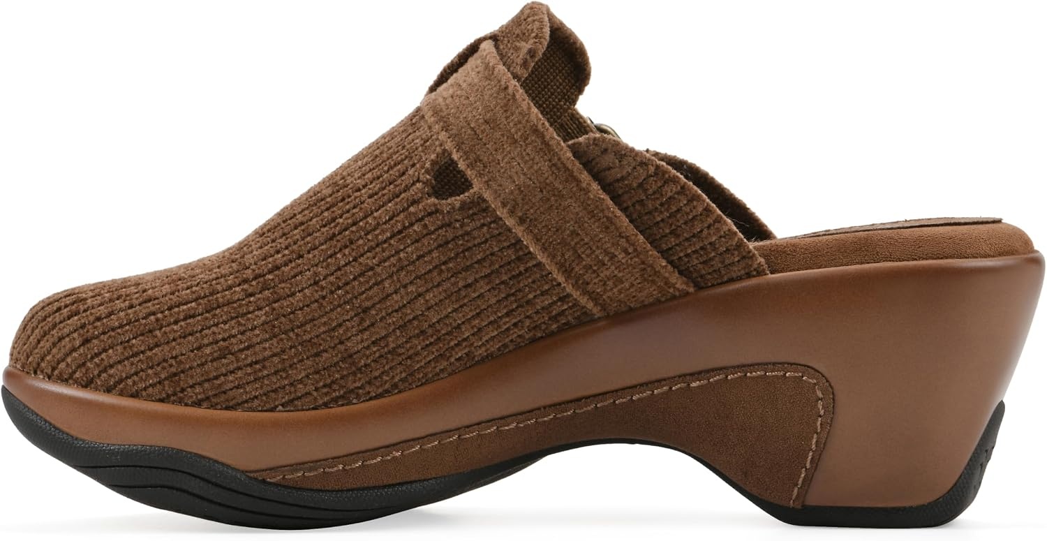 image:imageWHITE MOUNTAIN Womens Vias Platform ClogPecan Fabric