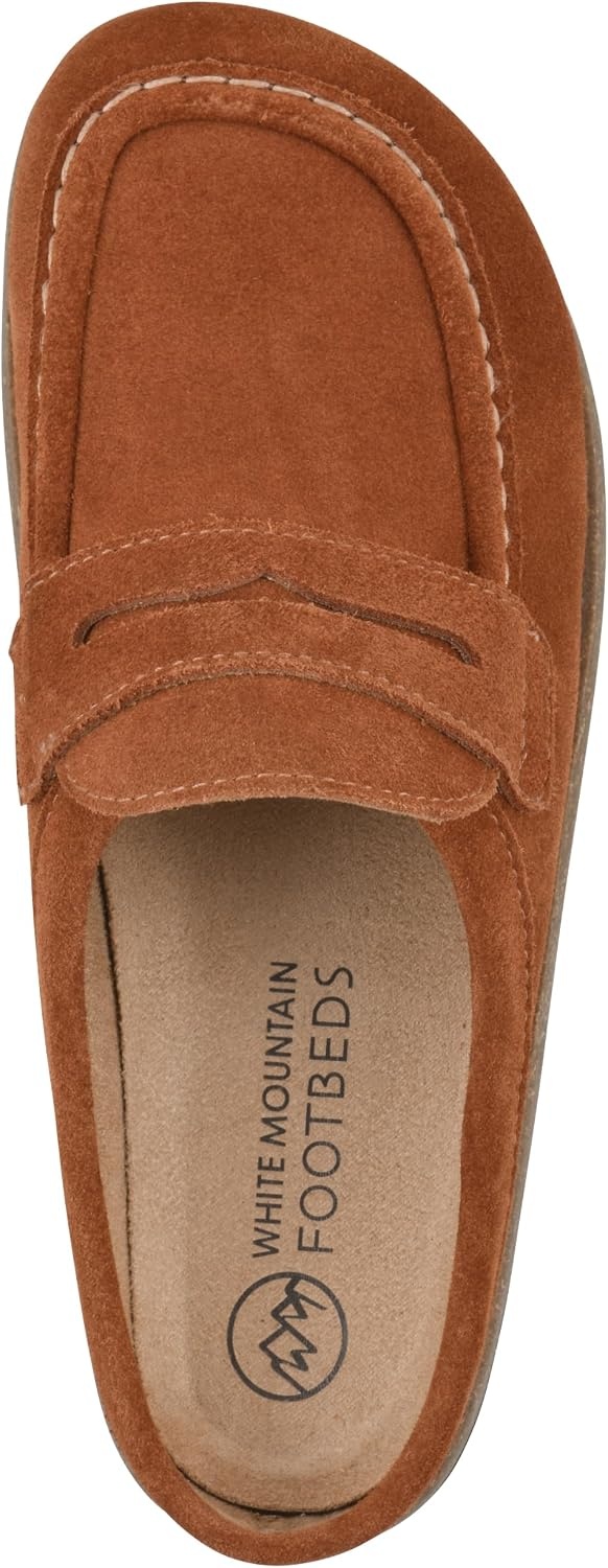 image:imageWhite Mountain Womens Brinlee MulePaprika Suede