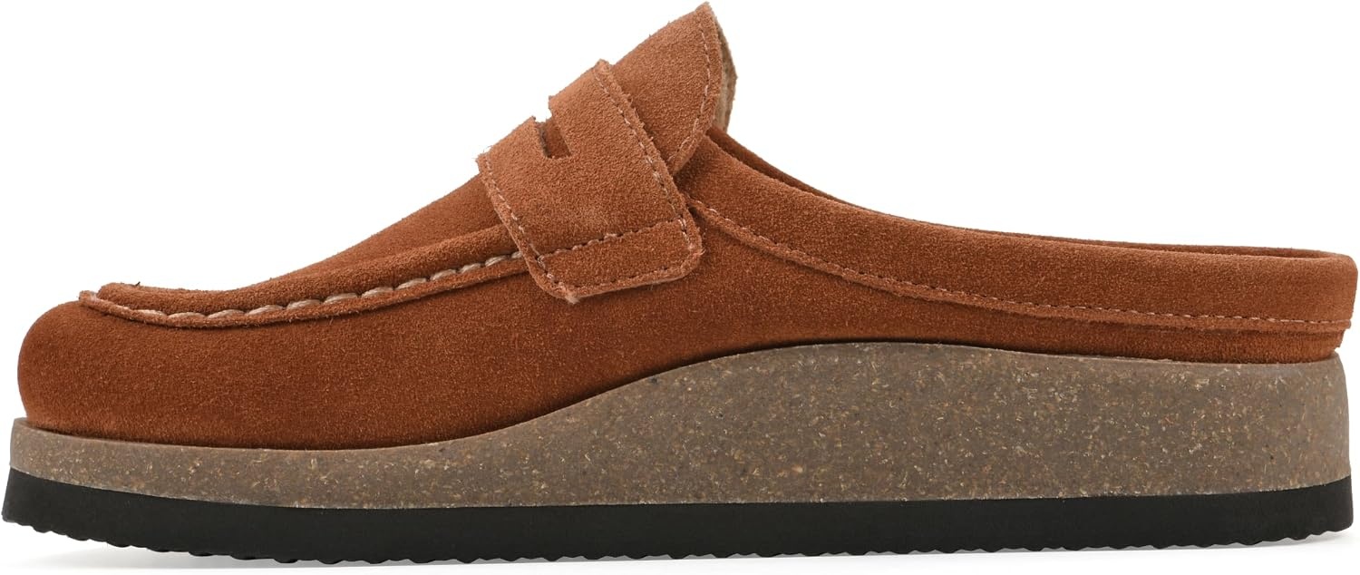 image:imageWhite Mountain Womens Brinlee MulePaprika Suede
