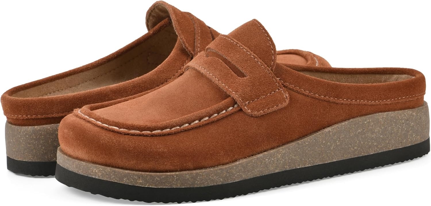 image:imageWhite Mountain Womens Brinlee MulePaprika Suede