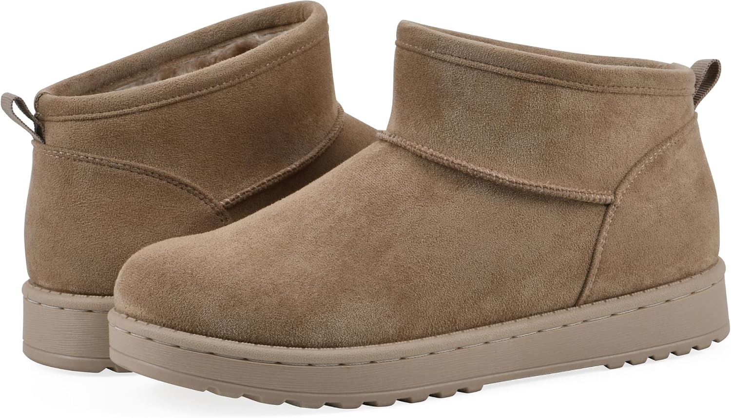 image:imageWhite Mountain Womens Inspa Lined Ankle BootieDark Beige