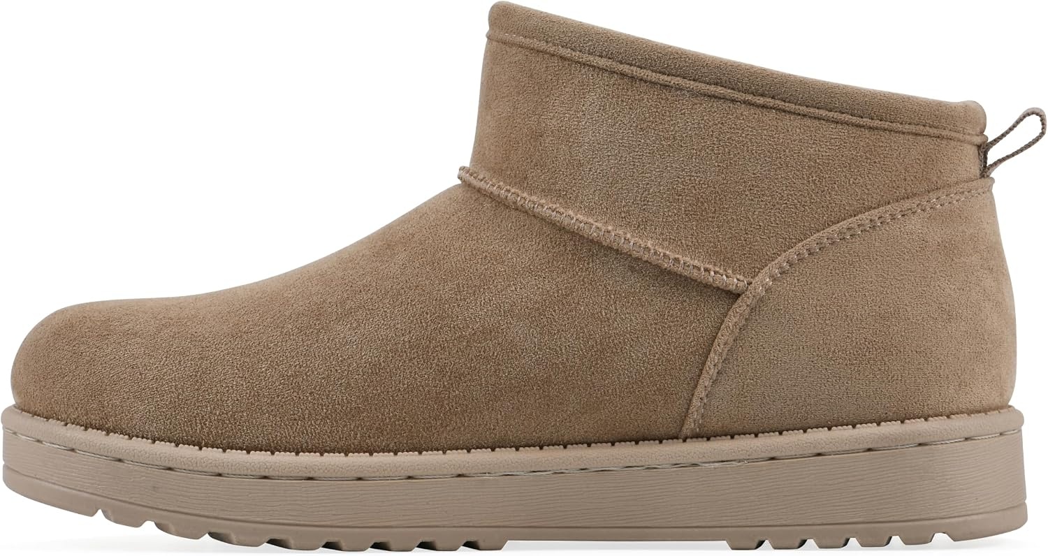 image:imageWhite Mountain Womens Inspa Lined Ankle BootieDark Beige