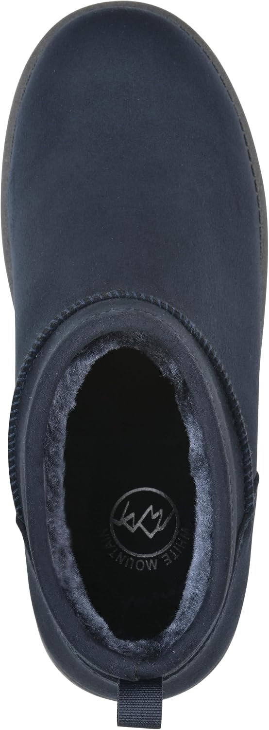image:imageWhite Mountain Womens Inspa Lined Ankle BootieNavy