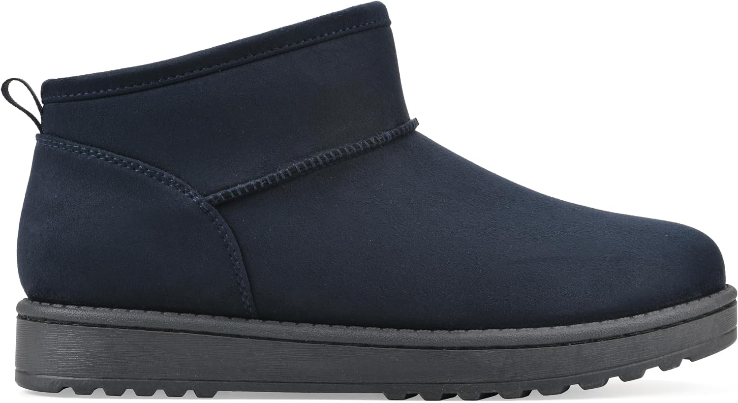 image:imageWhite Mountain Womens Inspa Lined Ankle BootieNavy