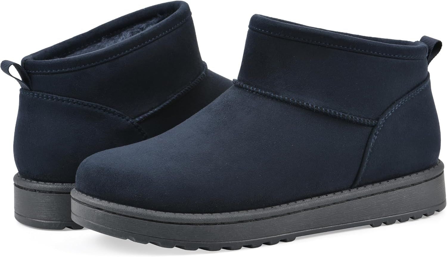 image:imageWhite Mountain Womens Inspa Lined Ankle BootieNavy