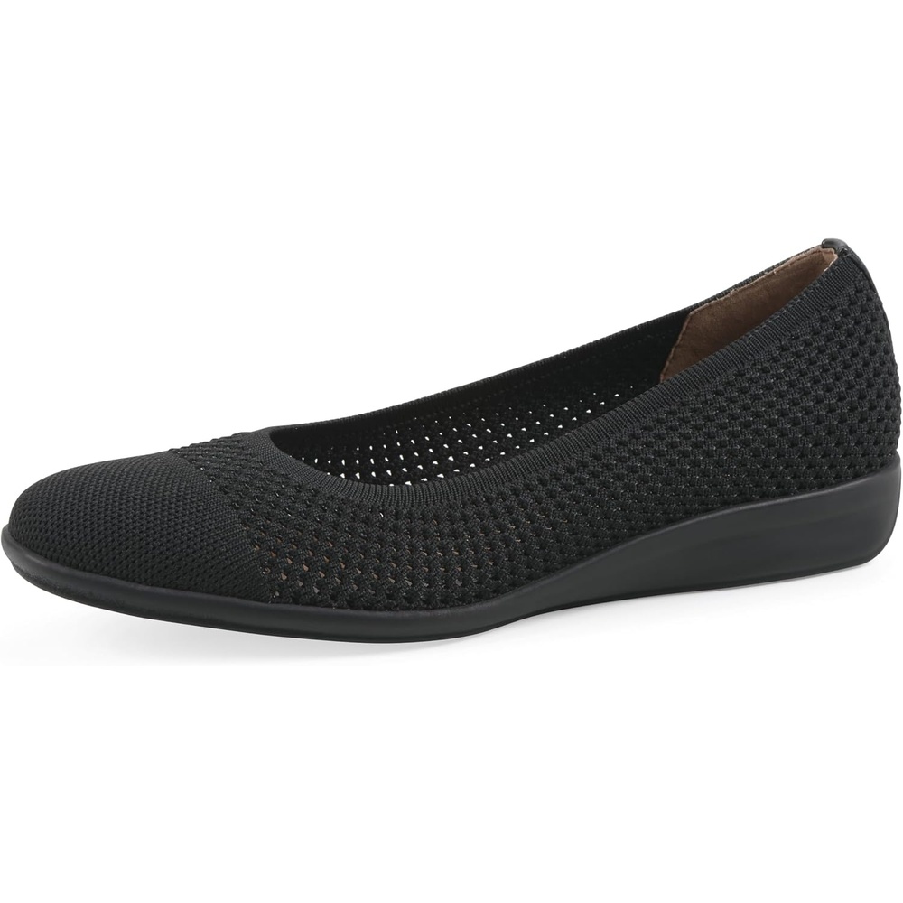 image:imageWHITE MOUNTAIN Womens Florian Knit Ballet FlatBlack Fabric