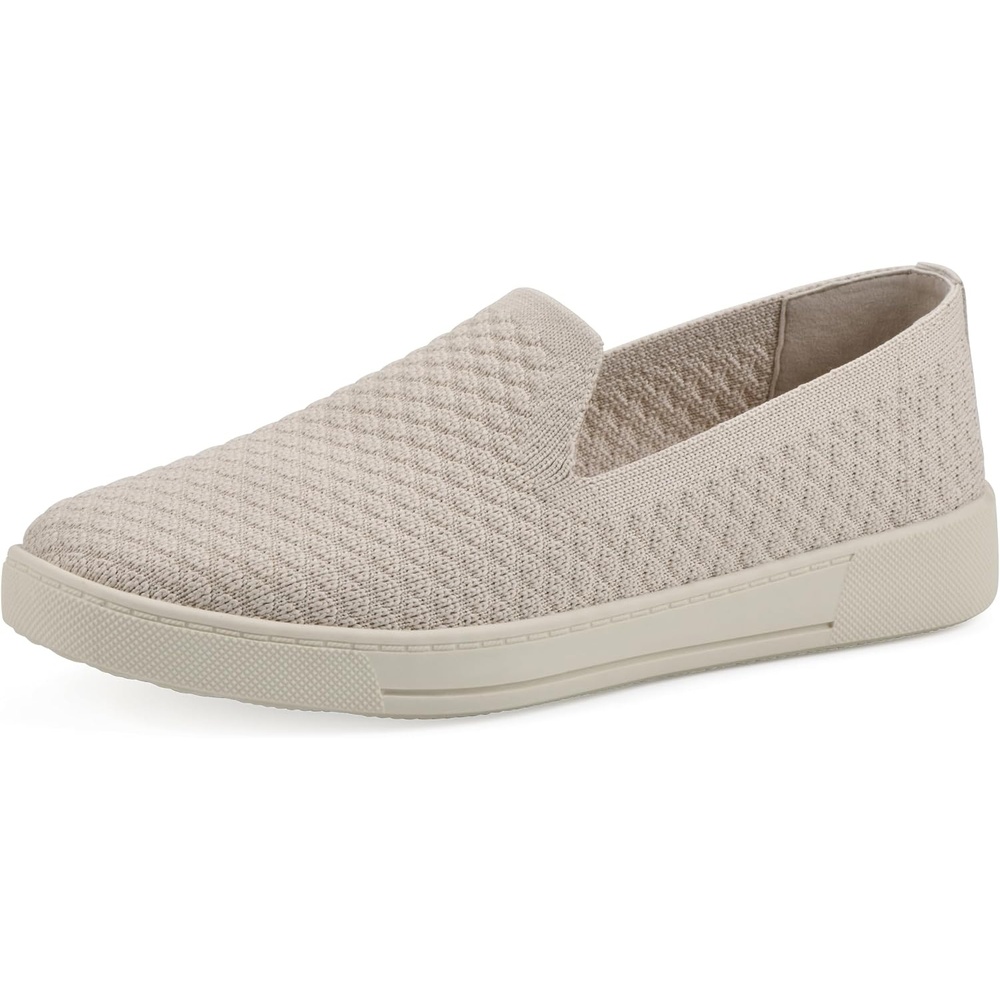 image:imageWHITE MOUNTAIN Womens Upstay Knit SlipOn SneakerTaupe Fabric