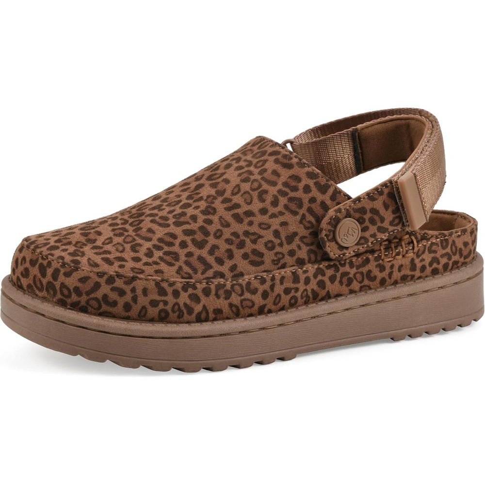 image:imageWhite Mountain Womens Icebound ClogBrown Leopard Fabric