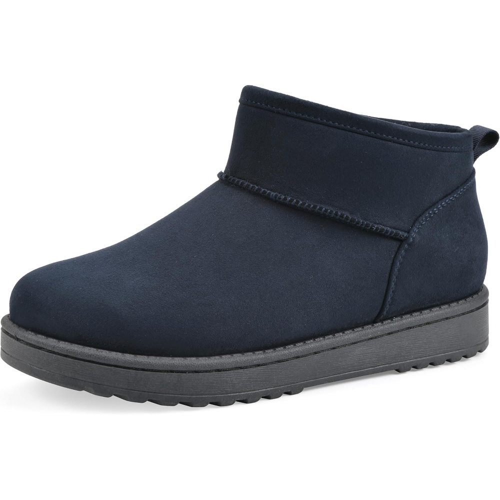 image:imageWhite Mountain Womens Inspa Lined Ankle BootieNavy