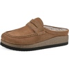 Chestnut Suede Faux Shearling