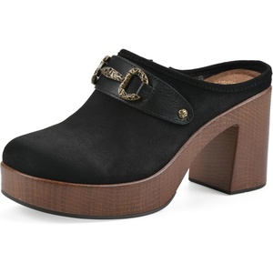 WHITE MOUNTAIN Women’s Barleys Platform Clog(Black Multi)