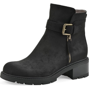 WHITE MOUNTAIN Women’s Bodie Lug Sole Bootie(Black Fabric)