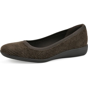 WHITE MOUNTAIN Women’s Florian Knit Ballet Flat(Army Corduroy Fabric)