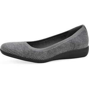 WHITE MOUNTAIN Women’s Florian Knit Ballet Flat(Blue Steel Corduroy Fabric)