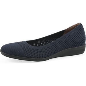 WHITE MOUNTAIN Women’s Florian Knit Ballet Flat(Navy Fabric)