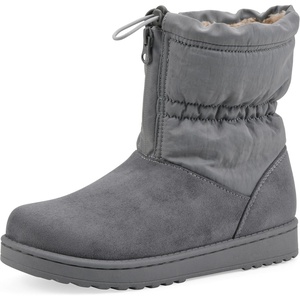 WHITE MOUNTAIN Women’s Issy Faux Fur-Lined Mid Shaft Bootie(Blue Raspberry Fabric)