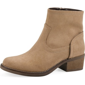 WHITE MOUNTAIN Women’s Meringue Western Ankle Bootie(Beachwood Fabric)