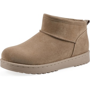 White Mountain Women’s Inspa Lined Ankle Bootie(Dark Beige)