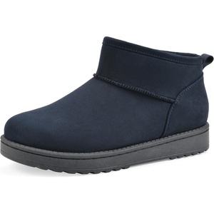 White Mountain Women’s Inspa Lined Ankle Bootie(Navy)