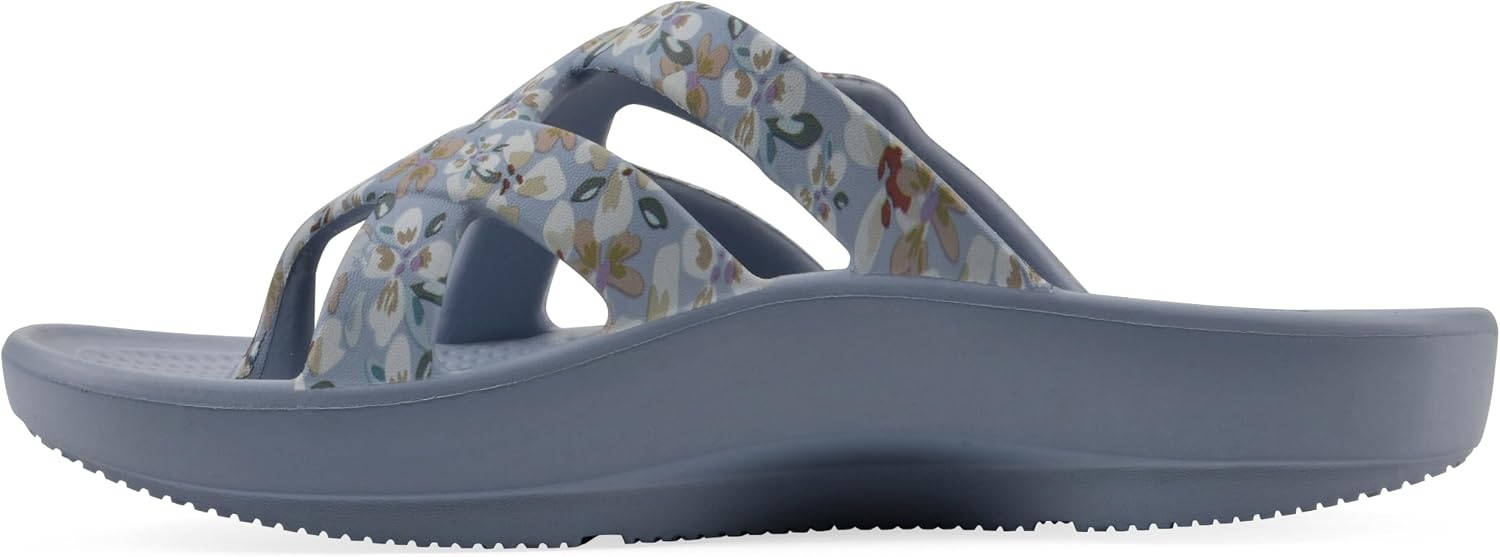 image:imageMountain Fom Recovery Womens Rip Cushioned SandalLtblue Floral Print