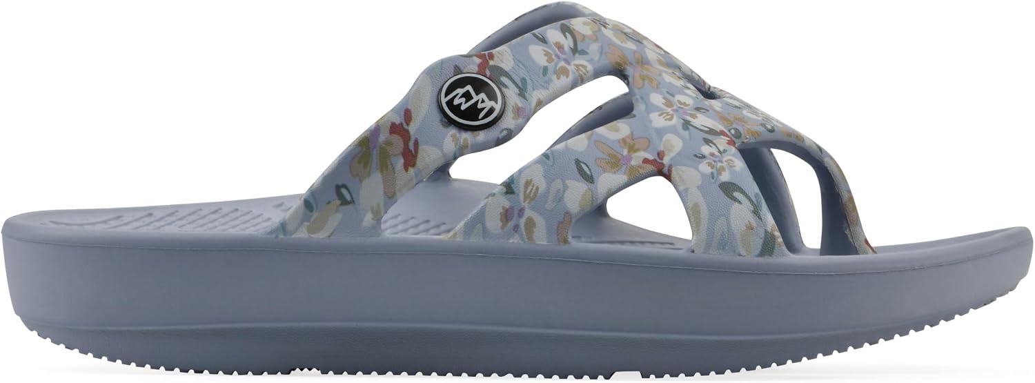 image:imageMountain Fom Recovery Womens Rip Cushioned SandalLtblue Floral Print