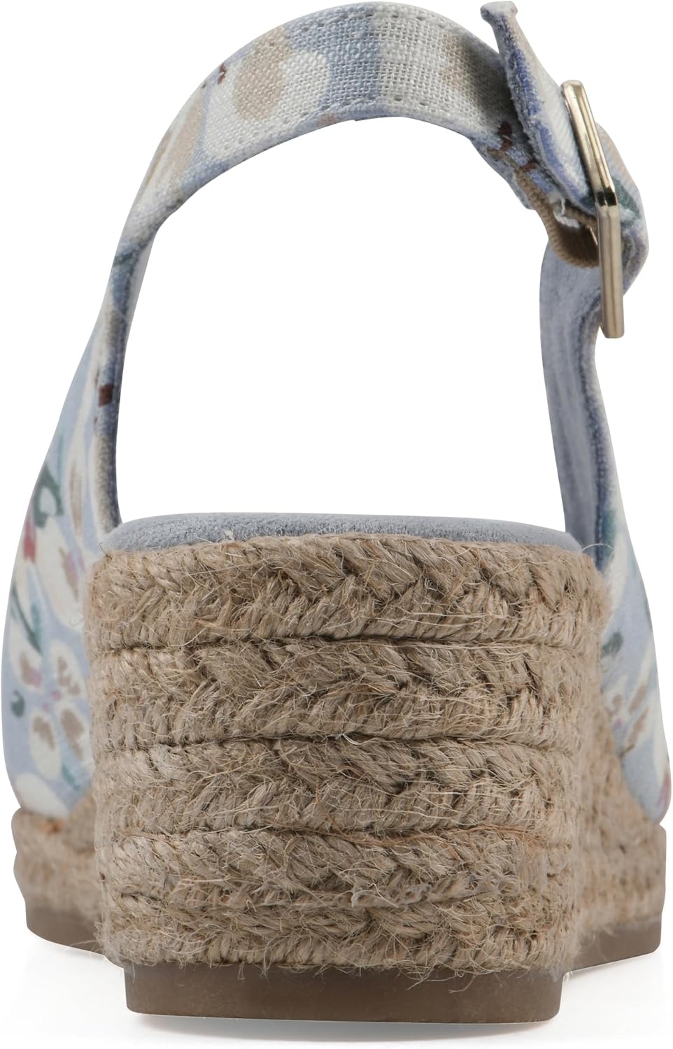 image:imageWHITE MOUNTAIN Womens Maize Slingback Espadrille Wedge SandalLtblueFloralFab