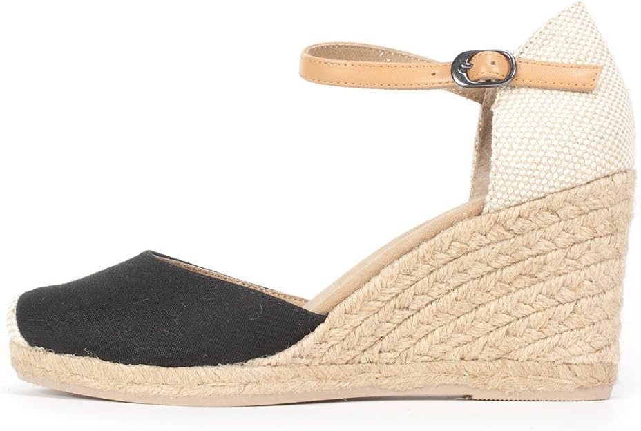 image:imageWHITE MOUNTAIN Womens Mamba Espadrille Wedge SandalBlack