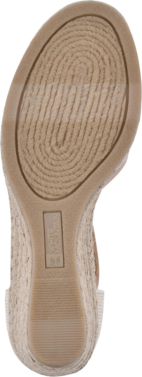 image:imageWHITE MOUNTAIN Womens Mamba Espadrille Wedge SandalBlushMeshFabric