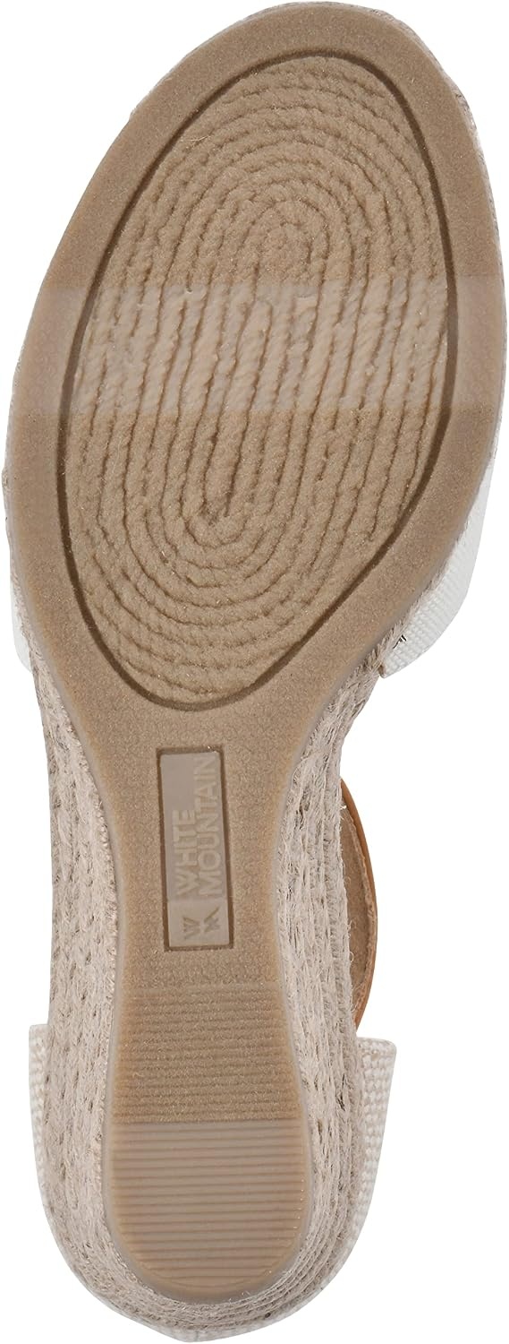 image:imageWHITE MOUNTAIN Womens Mamba Espadrille Wedge SandalNaturalFabric