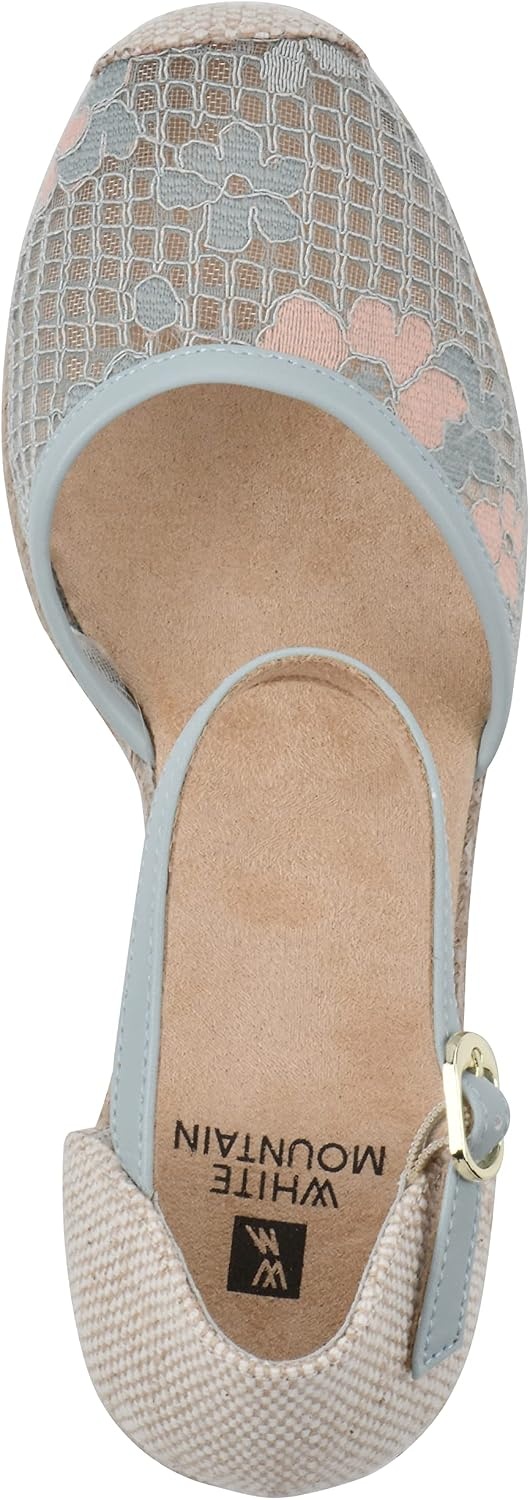 image:imageWHITE MOUNTAIN Womens Mamba Espadrille Wedge SandalSageMeshFabric