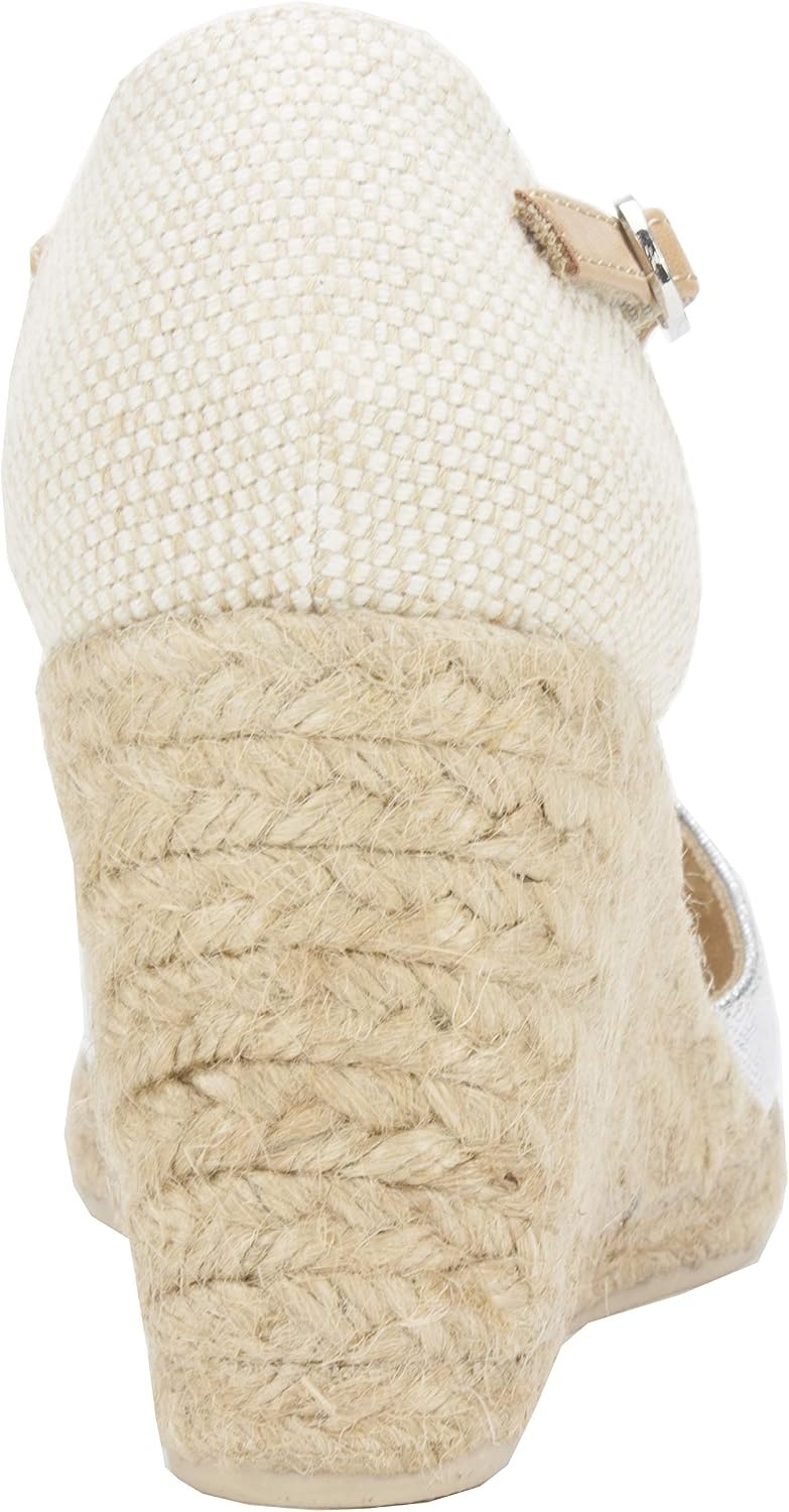 image:imageWHITE MOUNTAIN Womens Mamba Espadrille Wedge SandalSilver