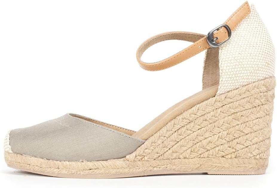 image:imageWHITE MOUNTAIN Womens Mamba Espadrille Wedge SandalTaupe