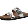 Silver/Leather