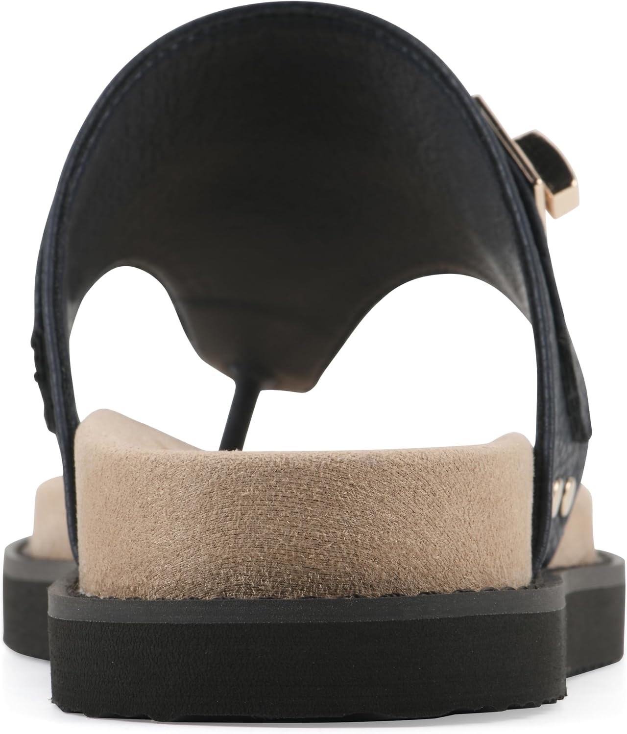 image:imageWhite Mountain Womens Malabar Thong Footbed SandalNavy Smooth